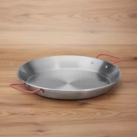 Paella vasserpenyő piros füllel, 32 cm, de Buyer