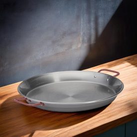 Paella vasserpenyő piros füllel, 40 cm, de Buyer