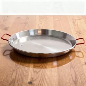 Paella vasserpenyő piros füllel, 50 cm, de Buyer