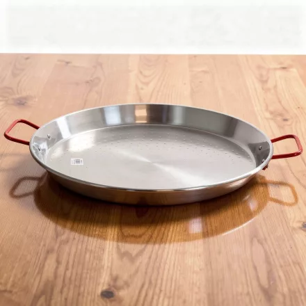 Paella vasserpenyő piros füllel, 50 cm, de Buyer