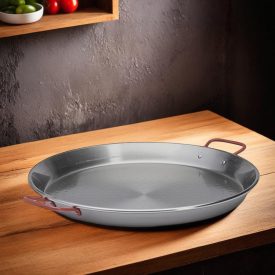 Paella vasserpenyő piros füllel, 60 cm, de Buyer