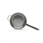 Vasserpenyő nyéllel és füllel, 32 cm, Carbone Plus, de Buyer