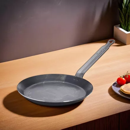 Palacsintasütő, 22 cm, Carbone Plus, de Buyer, vas