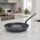 Extra erős kékacél serpenyő, 32 cm, de Buyer