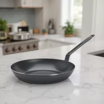 Extra erős kékacél serpenyő, 32 cm, de Buyer