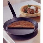 Palacsintasütő, 18 cm, de Buyer, extra erős kékacél