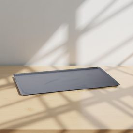   Sütőlemez, 53×32,5 cm, 45 fok felhajtás, kékvas, de Buyer