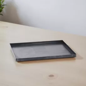 Sütőlemez, 40×30 cm, 90 fok felhajtás, kékvas, de Buyer