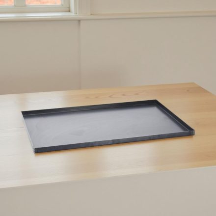 Sütőlemez, 60×40 cm, 90 fok felhajtás, kékvas, de Buyer