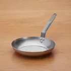 Vasserpenyő, grillserpenyő, 26 cm, Carbone Plus, de Buyer