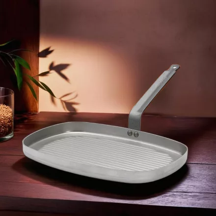 Vasserpenyő, téglalap grill serpenyő, 38×26 cm, de Buyer