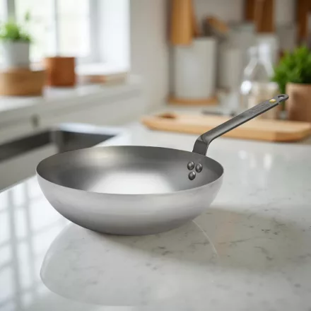 Wok, 28 cm, de Buyer, vas