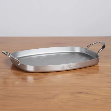 Vasserpenyő, grill téglalap serpenyő, 38×26 cm, de Buyer