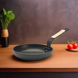   Serpenyő bükkfanyéllel, indukciós 20 cm, tapadásmentes, de Buyer