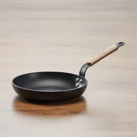   Serpenyő bükkfanyéllel, indukciós, 24 cm, tapadásmentes, de Buyer