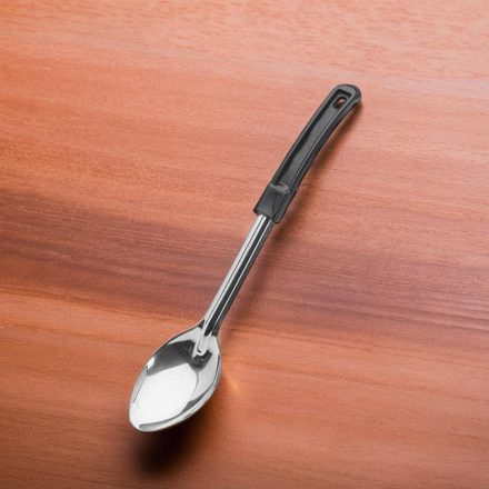 Szervírozókanál, teljes hossza 34 cm, fekete nyéllel, de Buyer