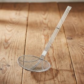   Fritou, fritőz kanál, sűrű rácsos, átmérő: 20 cm, rozsdamentes, de Buyer