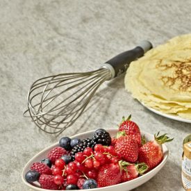   Habverő, 8 szálas, 25 cm, csúszásgátló ergonomikus nyéllel