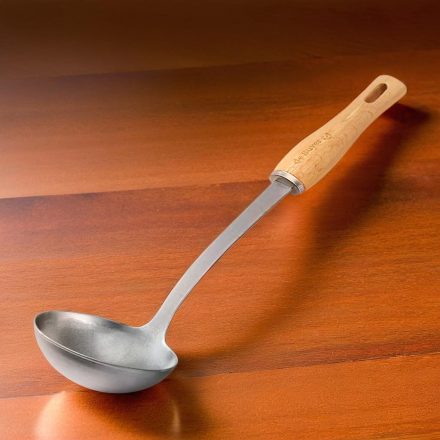 Merőkanál, 9×34 cm, bükkfa nyél