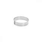 Sütőkeret, tortakarika, állítható kör, 18-36 cm között, 4,5 cm, de Buyer, rozsdamentes