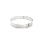 Sütőkeret, tortakarika, állítható kör, 18-36 cm között, 4,5 cm, de Buyer, rozsdamentes