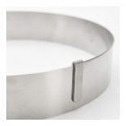 Sütőkeret, tortakarika, állítható kör, 18-36 cm között, 4,5 cm, de Buyer, rozsdamentes