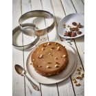 Sütőkeret, tortakarika, állítható kör, 18-36 cm között, 4,5 cm, de Buyer, rozsdamentes