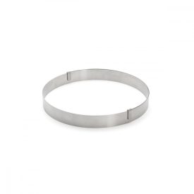   Sütőkeret, tortakarika, állítható kör, 18-36 cm között, 3 cm, de Buyer, rozsdamentes