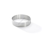 Tartlet karika, perforált, 8,5×2 cm