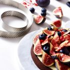 Tartlet karika, perforált, 6,5×2 cm