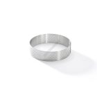 Tartlet karika, perforált, 7,5×2 cm