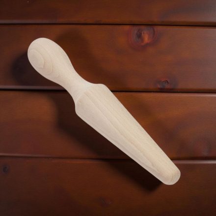 Passzírozó spiccszűrőhöz, kínai szűrőhöz, 25 cm, bükkfa