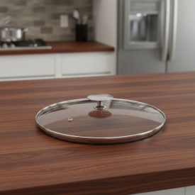 Üvegfedő rozsdamentes acél fogóval, 24 cm, de Buyer