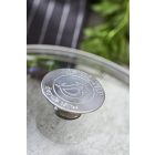 Üvegfedő rozsdamentes acél fogóval, 28 cm, de Buyer