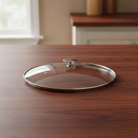 Üvegfedő rozsdamentes acél fogóval, 36 cm, de Buyer