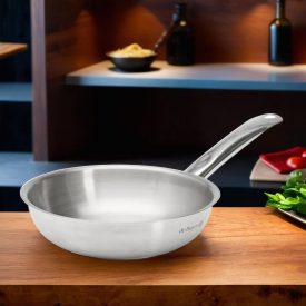 Serpenyő, 20 cm, de Buyer, 18/10 rozsdamentes