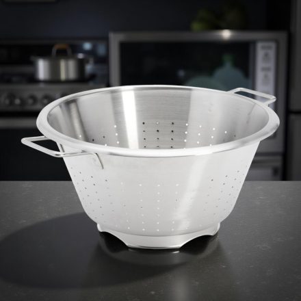 Szűrődézsa, kúpos, 36,5 cm, de Buyer, rozsdamentes