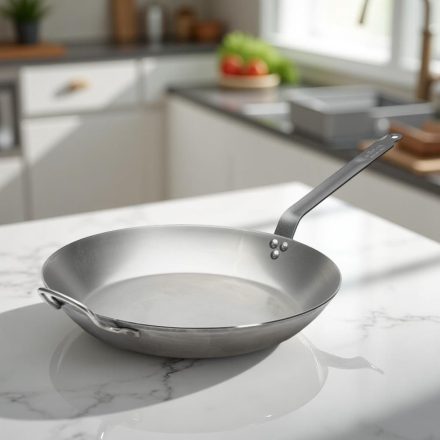Vasserpenyő nyéllel és füllel, 50 cm, Carbone Plus, de Buyer
