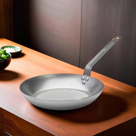 Vasserpenyő, grill serpenyő, 26 cm, Carbone Plus, de Buyer