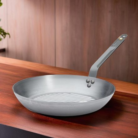 Vasserpenyő, grill serpenyő, 32 cm, Mineral B, de Buyer