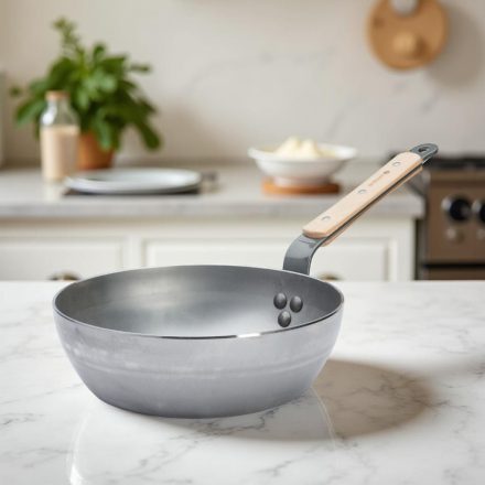 Vasserpenyő bükkfa nyéllel, mély, 24 cm, 2,5 l, de Buyer