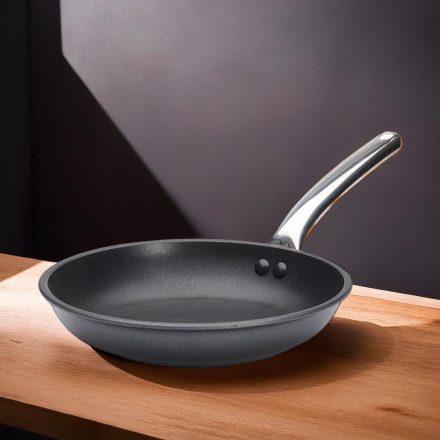 Serpenyő 24 cm, prémium tapadásmentes, indukciós, üreges nyél, de Buyer