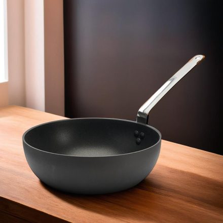 Mély serpenyő, 28 cm, Choc Intense, tapadásmentes, de Buyer