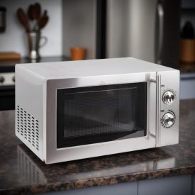   Mikrohullámú sütő, RM, 23 l, forgótányér, manuális, 230 V/900 W,