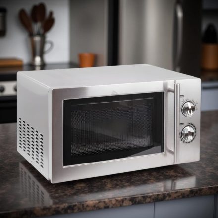 Mikrohullámú sütő, RM, 23 l, forgótányér, manuális, 230 V/900 W,