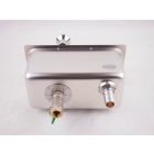 Stöckel fagylaltkanál-mosó, falra szerelhető, vízcsatlakozással, tussal