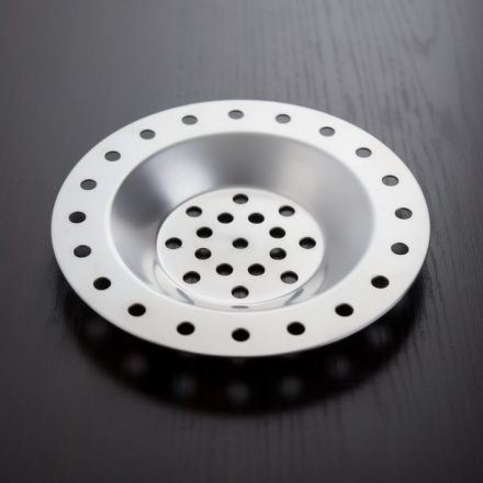 Lefolyószűrő, 6,4 cm, rozsdamentes