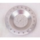 Lefolyószűrő, 6,4 cm, rozsdamentes