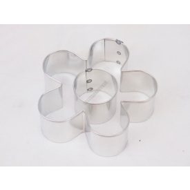 Linzerkiszúró, virág, 8,5×2,5 cm