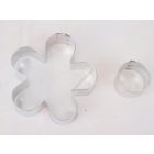 Linzerkiszúró, virág, 8,5×2,5 cm